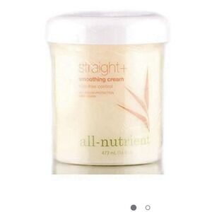 All-Nutrient Straight + Smoothing Cream, Frizz-Free Hair Control Creme 16 Oz NEW